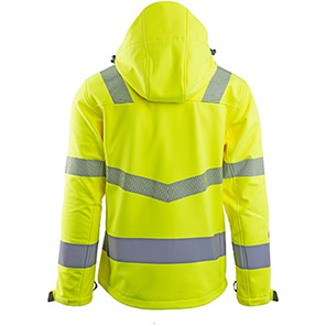 Arco Responsible Men’s Yellow Hi-Vis Softshell Jacket