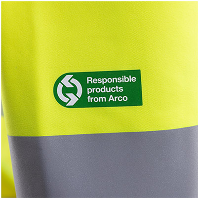 Arco Responsible Men’s Yellow Hi-Vis Softshell Jacket