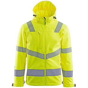 Arco Responsible Men’s Yellow Hi-Vis Softshell Jacket 5XL