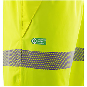 Arco Responsible Yellow Hi-Vis Overtrousers