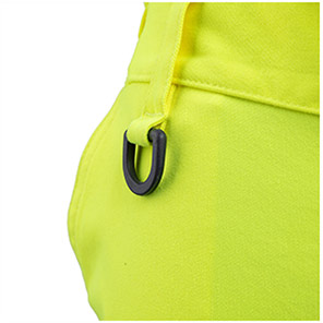 Arco Responsible Men’s Yellow Hi-Vis Cargo Trousers with Kneepad Pockets