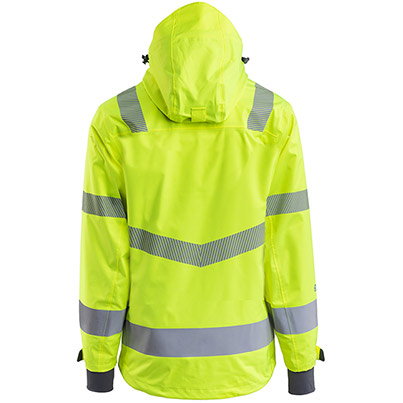 Arco Responsible Men’s Yellow Waterproof Hi-Vis Coat