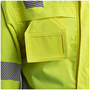 Arco Responsible Men’s Yellow Waterproof Hi-Vis Coat