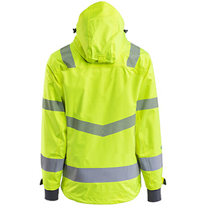 Arco Responsible Men’s Yellow Waterproof Hi-Vis Coat