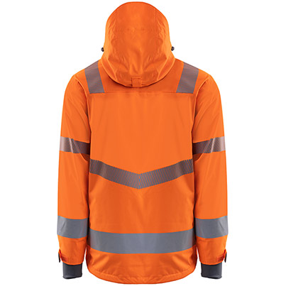 Arco Responsible Men’s Orange Waterproof Hi-Vis Coat