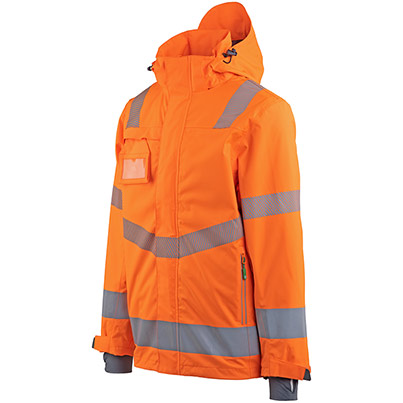 Arco Responsible Men’s Orange Waterproof Hi-Vis Coat