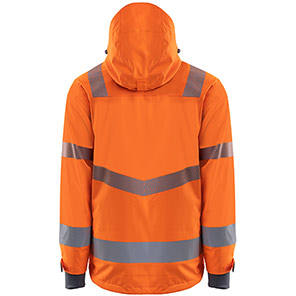 Arco Responsible Men’s Orange Waterproof Hi-Vis Coat