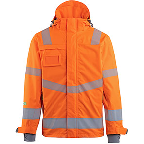 Arco Responsible Men’s Orange Waterproof Hi-Vis Coat