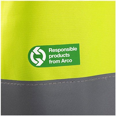 Arco Responsible Men’s Yellow Hi-Vis Vest