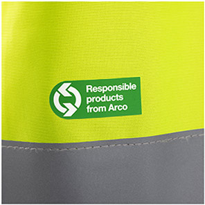 Arco Responsible Men’s Yellow Hi-Vis Vest