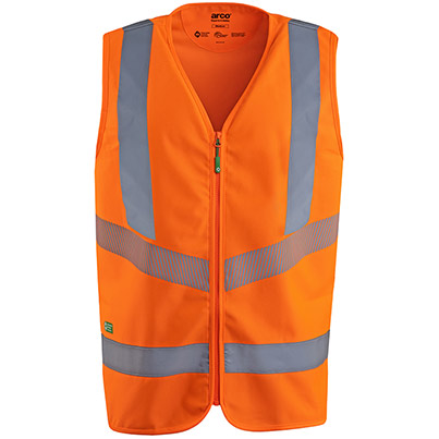 Arco Responsible Men’s Orange Hi-Vis Vest