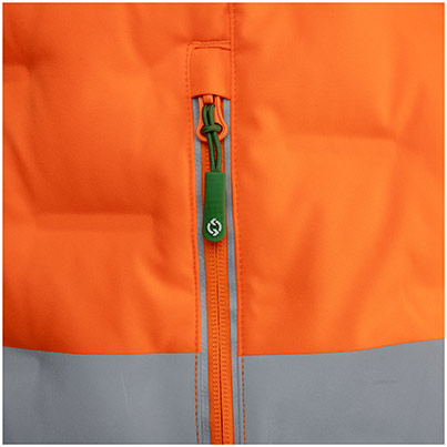 Arco Responsible Orange Hi-Vis Puffer Jacket