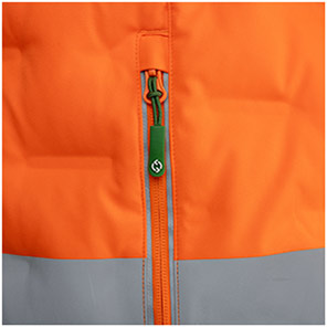 Arco Responsible Orange Hi-Vis Puffer Jacket