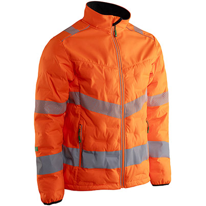 Arco Responsible Orange Hi-Vis Puffer Jacket