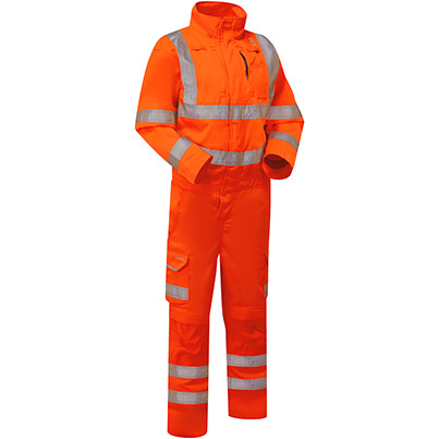 Leo Molland CV01 Orange Hi-Vis Overalls