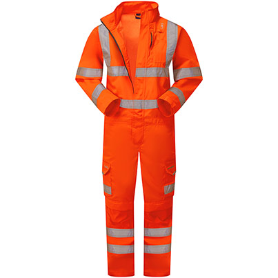 Leo Molland CV01 Orange Hi-Vis Overalls