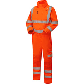 Leo Molland CV01 Orange Hi-Vis Overalls