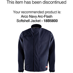 ArcoPro Navy Nomex Ripstop Arc-Flash Jacket S