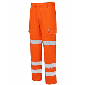 PULSAR PRARC07 Men’s Orange Hi-Vis Arc-Flash Cargo Trousers