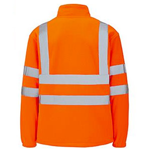 Arco Essentials Orange Hi-Vis Fleece Jacket