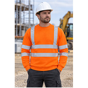 Arco Essentials Orange Hi-Vis Sweatshirt