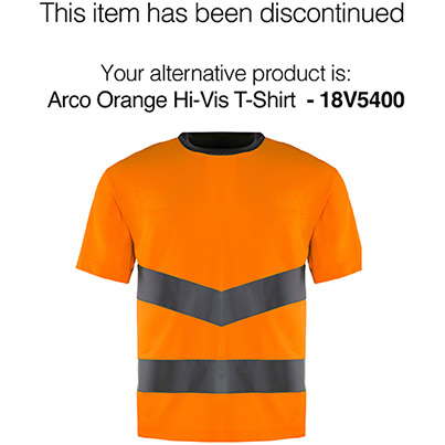 Arco Essentials Orange Wicking Hi-Vis T-Shirt