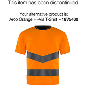 Arco Essentials Orange Wicking Hi-Vis T-Shirt 5XL