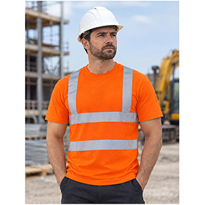 Arco Essentials Orange Wicking Hi-Vis T-Shirt