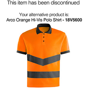Arco Essentials Men’s Orange Hi-Vis Polo Shirt