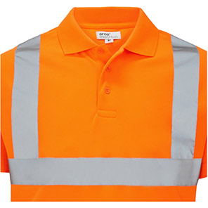 Arco Essentials Men’s Orange Hi-Vis Polo Shirt