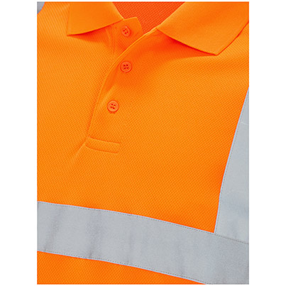Arco Essentials Men’s Orange Hi-Vis Polo Shirt