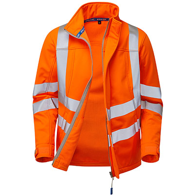 PULSAR PROTECT PR535 Orange Hi-Vis Softshell Jacket