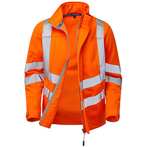PULSAR PROTECT PR535 Orange Hi-Vis Softshell Jacket