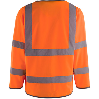 Arco Orange Long-Sleeve Hi-Vis Vest
