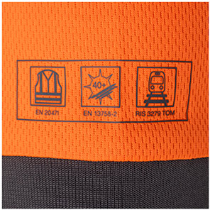 Arco Orange Hi-Vis Polo Shirt