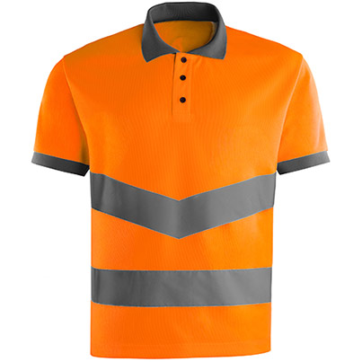 Arco Orange Hi-Vis Polo Shirt