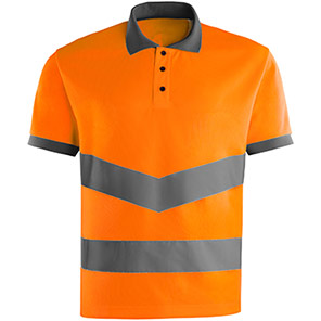 Arco Orange Hi-Vis Polo Shirt