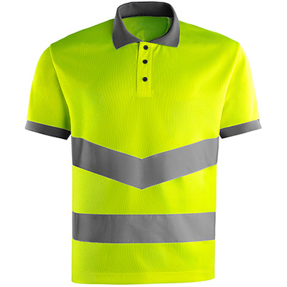 Arco Yellow Hi-Vis Polo Shirt