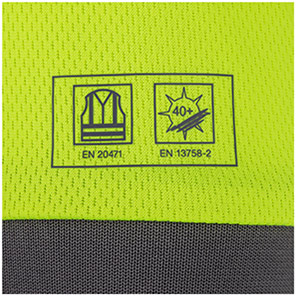 Arco Yellow Long-Sleeve Hi-Vis Polo Shirt