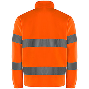 Arco Orange Hi-Vis Fleece Jacket