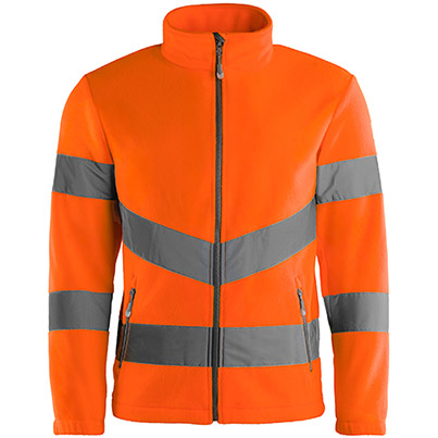 Arco Orange Hi-Vis Fleece Jacket
