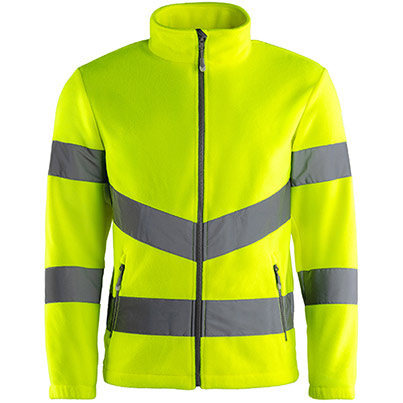 Arco Yellow Hi-Vis Fleece Jacket