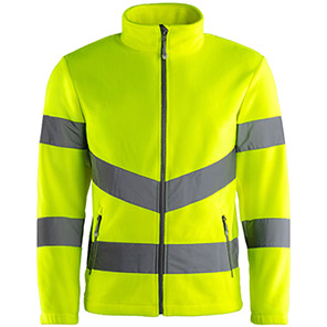 Arco Yellow Hi-Vis Fleece Jacket