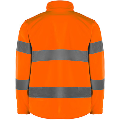 Arco Orange Hi-Vis Softshell Jacket