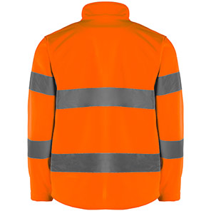 Arco Orange Hi-Vis Softshell Jacket