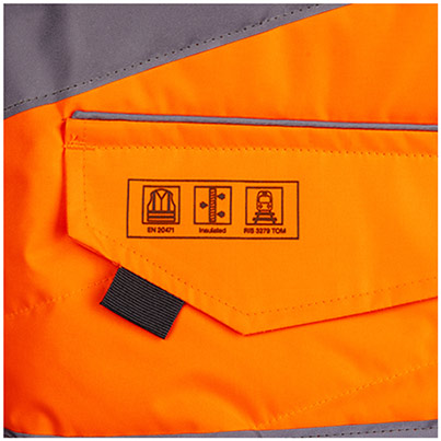 Arco Orange Hi-Vis Body Warmer