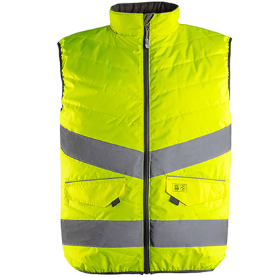Arco Yellow Hi-Vis Body Warmer