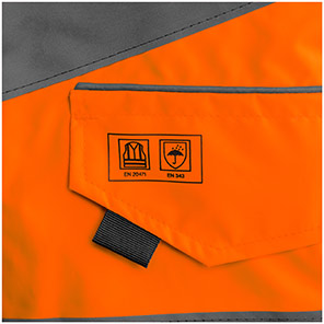 Arco Orange Waterproof Hi-Vis Bomber Jacket