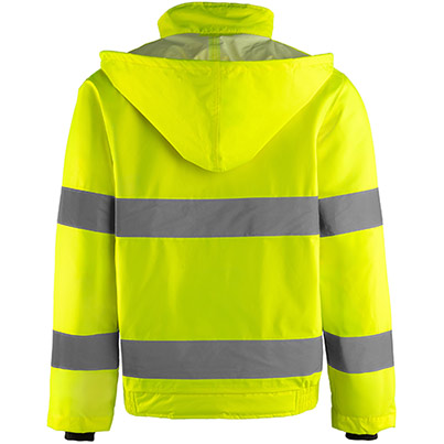 Arco Yellow Waterproof Hi-Vis Bomber Jacket