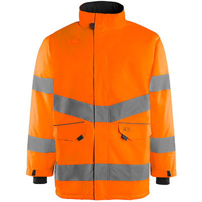 Arco Orange Waterproof Hi-Vis Coat